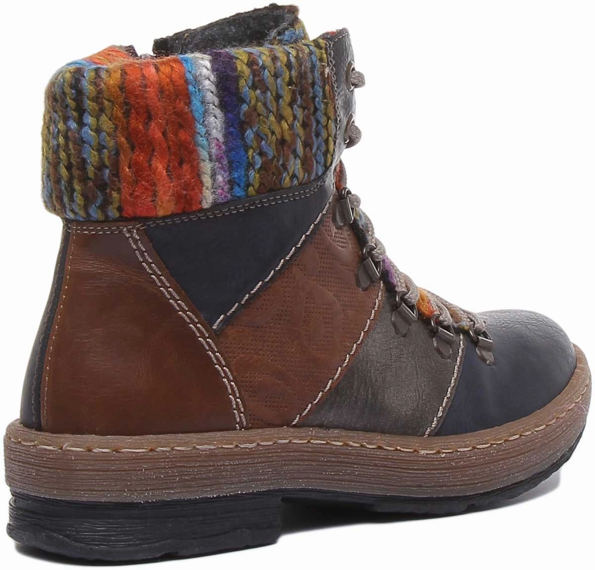 shock-absorbing sole Rieker Z6744 In Blue Multi