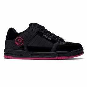 Easy Step Globe Tilt Shoes - Black/Black/Pink