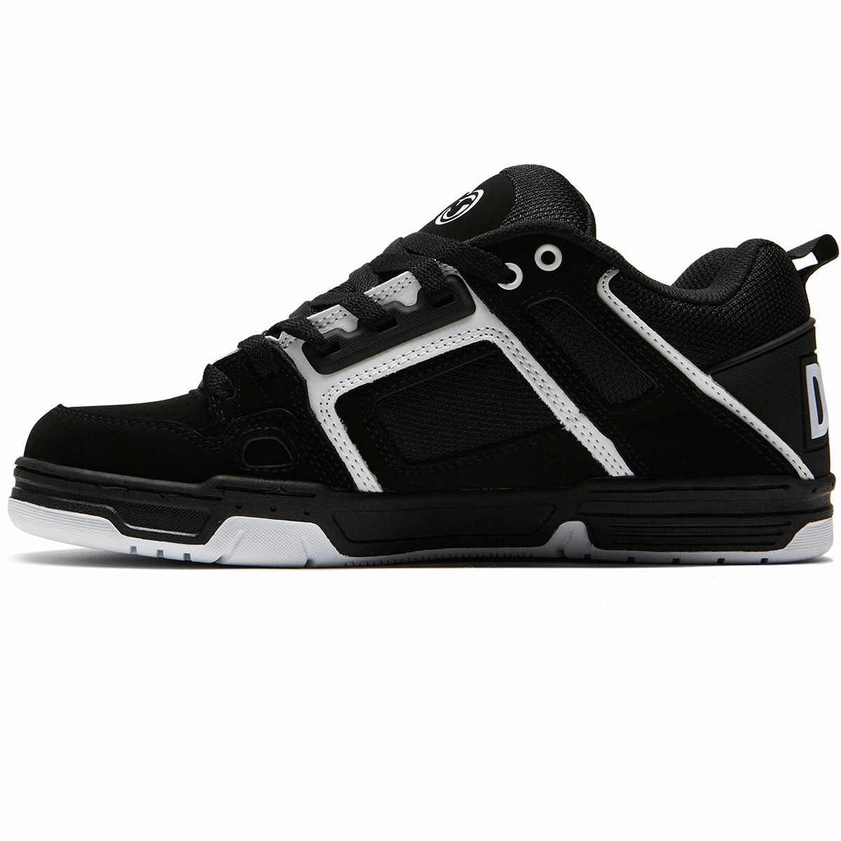 Shock Grip DVS Comanche Shoes - Black/White Nubuck