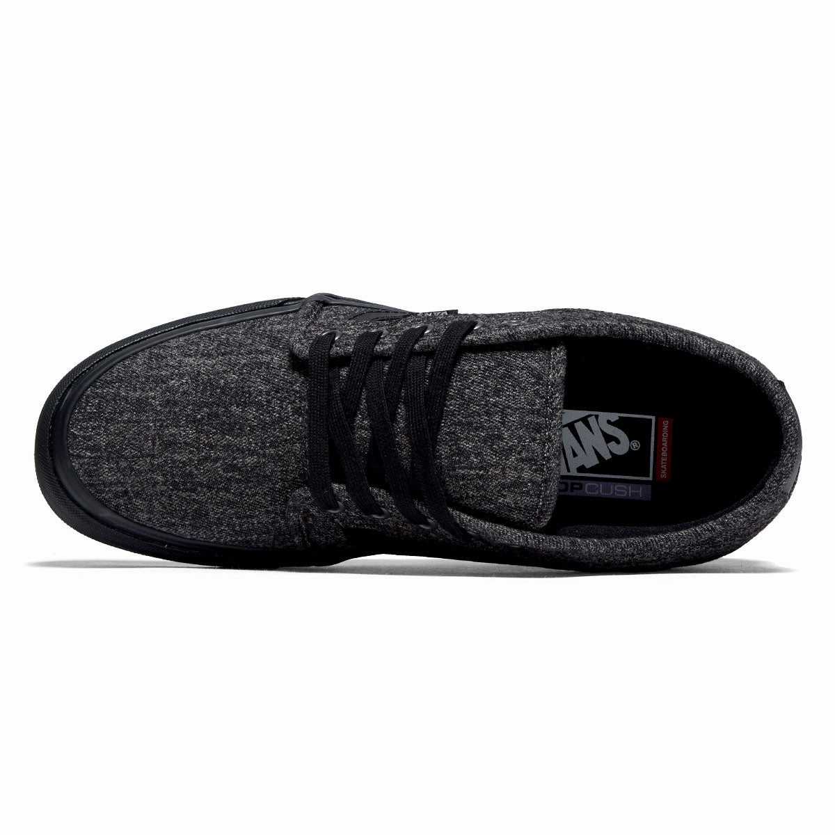 Shock Lite Vans Skate Chukka Low Sidestripe Shoes - Denim Charcoal/Black