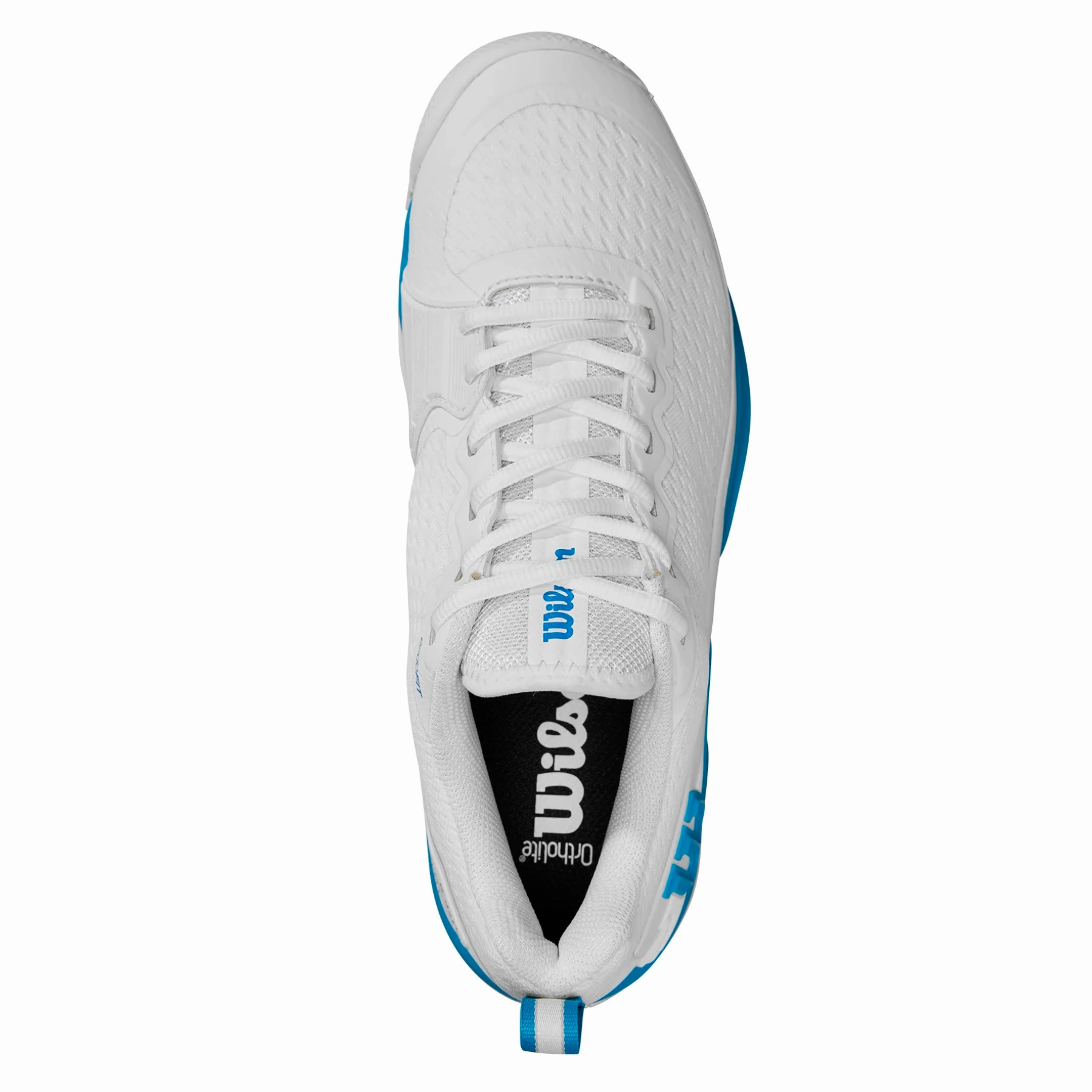 Shock Reduction Concept Wilson RUSH PRO 4.5 OZ Mens Tennis Shoes - White/White/Ato