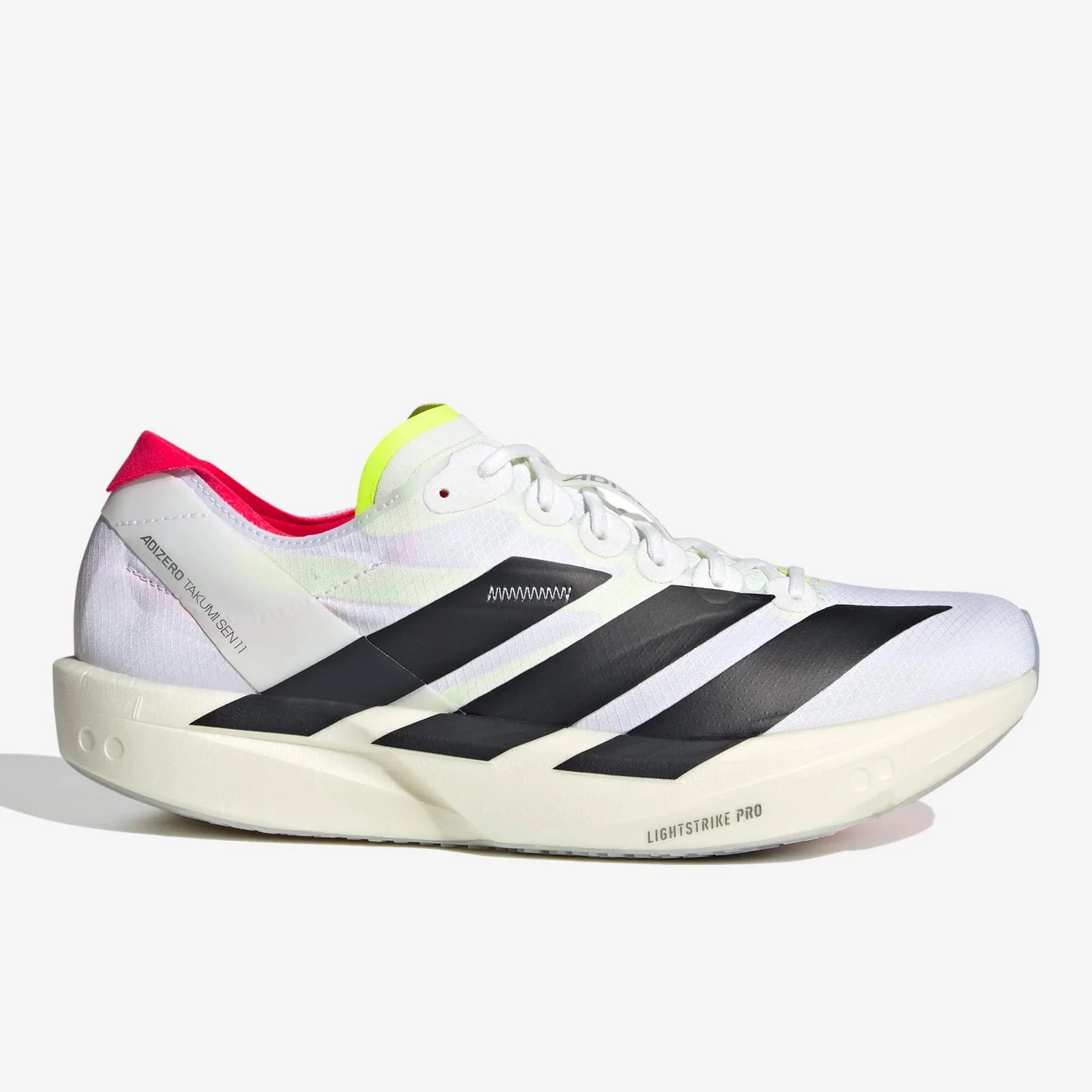 M Adidas Adizero Takumi Sen 11 Cloud White Core Black Lucid Red