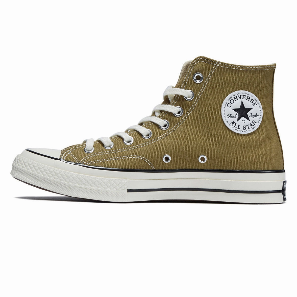Shock Turn Converse Chuck 70 Hi Shoes - Swamp Core/Egret/Black