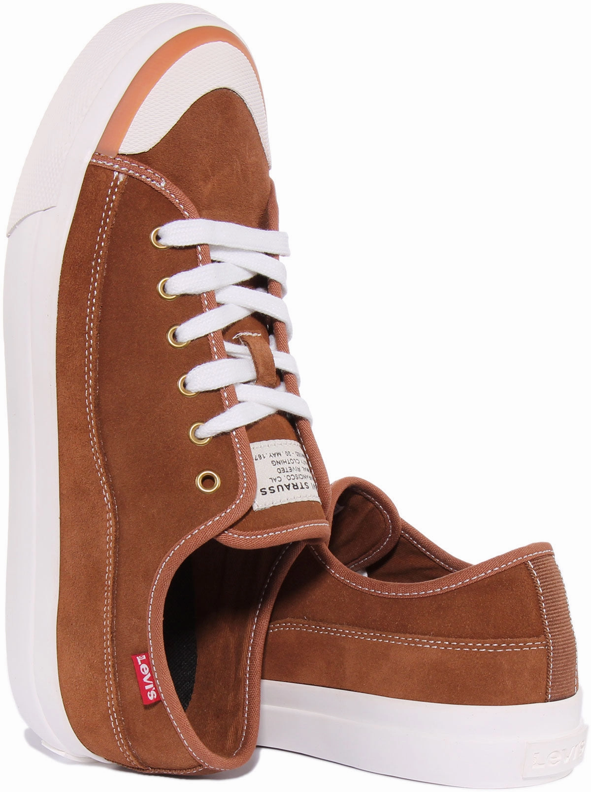 Shockproof Levi's Square Low In Brown For Men