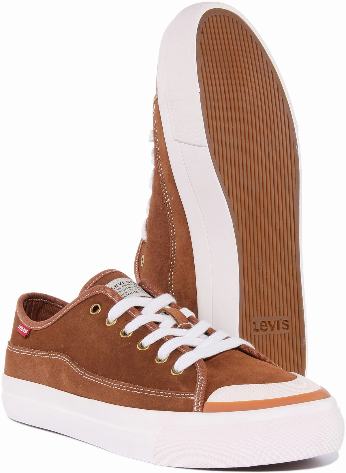 Shockproof Levi's Square Low In Brown For Men