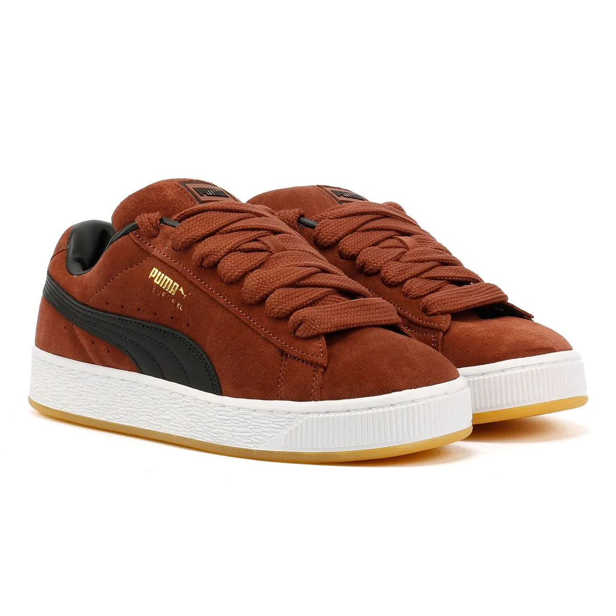 Puma Suede XL Suede Chocolate Trainers Innovative Peak Motion