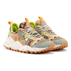 Active Sole Health Routine Flower Mountain Kotetsu Knit Women's Green Aztec Trainers