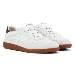 Pompeii Elan Sala Leather Men's Ecru Trainers Crafted for daily sessions and active lifestyles morning exercise