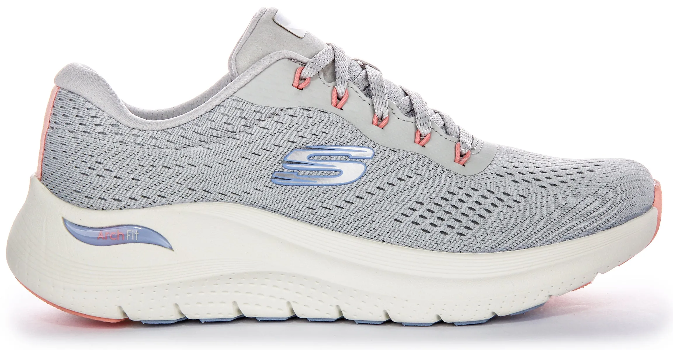 Skechers Arch Fit 2.0 Big Leaugue In Light Blue For Women Quick Flow