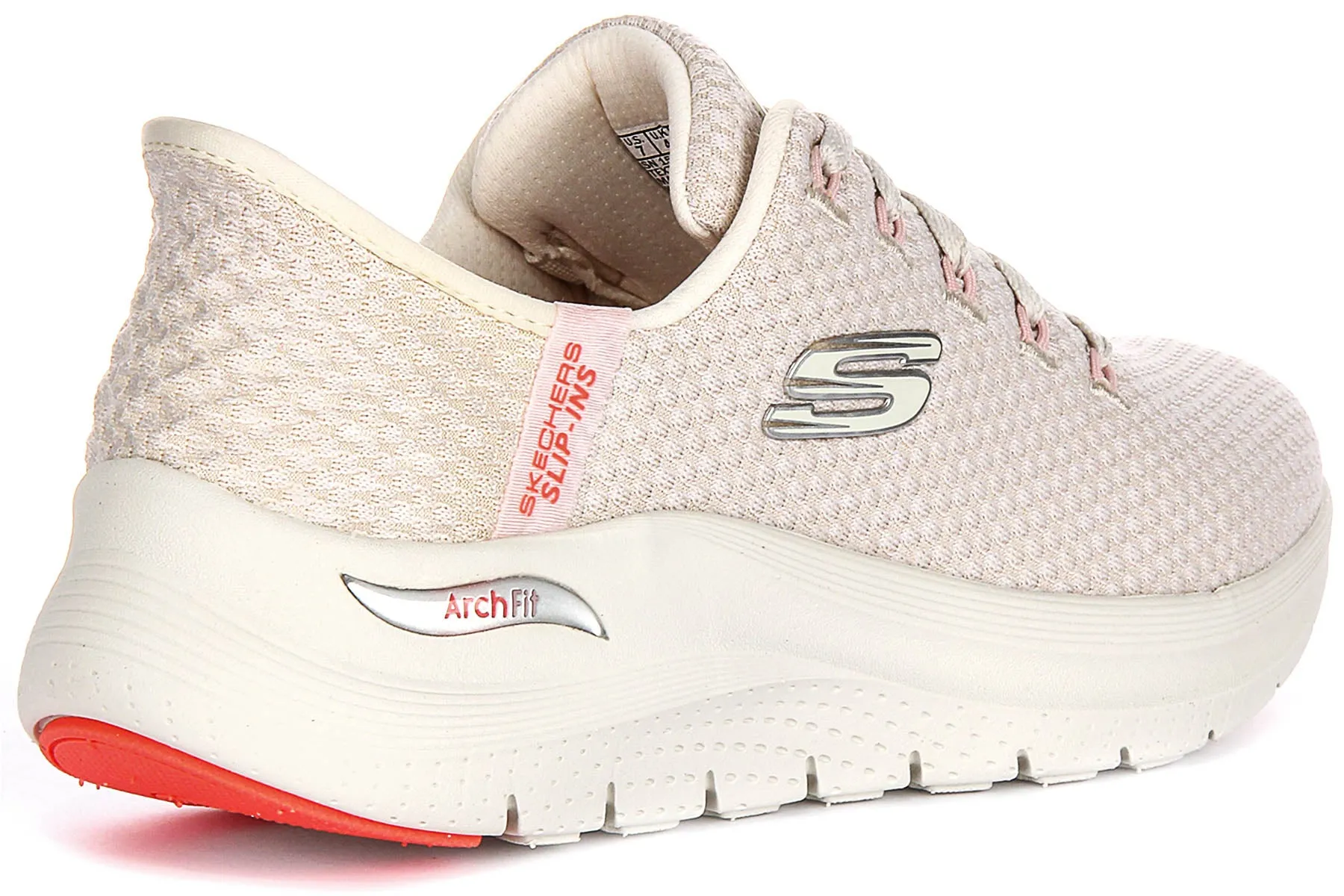 Skechers Arch Fit 2.0 Good Energy In Beige For Women Slide Ready