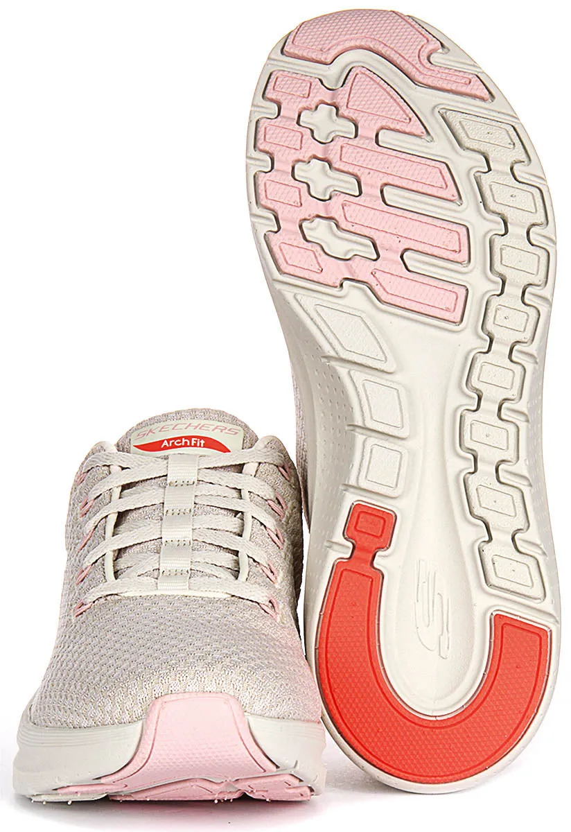 Skechers Arch Fit 2.0 Good Energy In Beige For Women Slide Ready