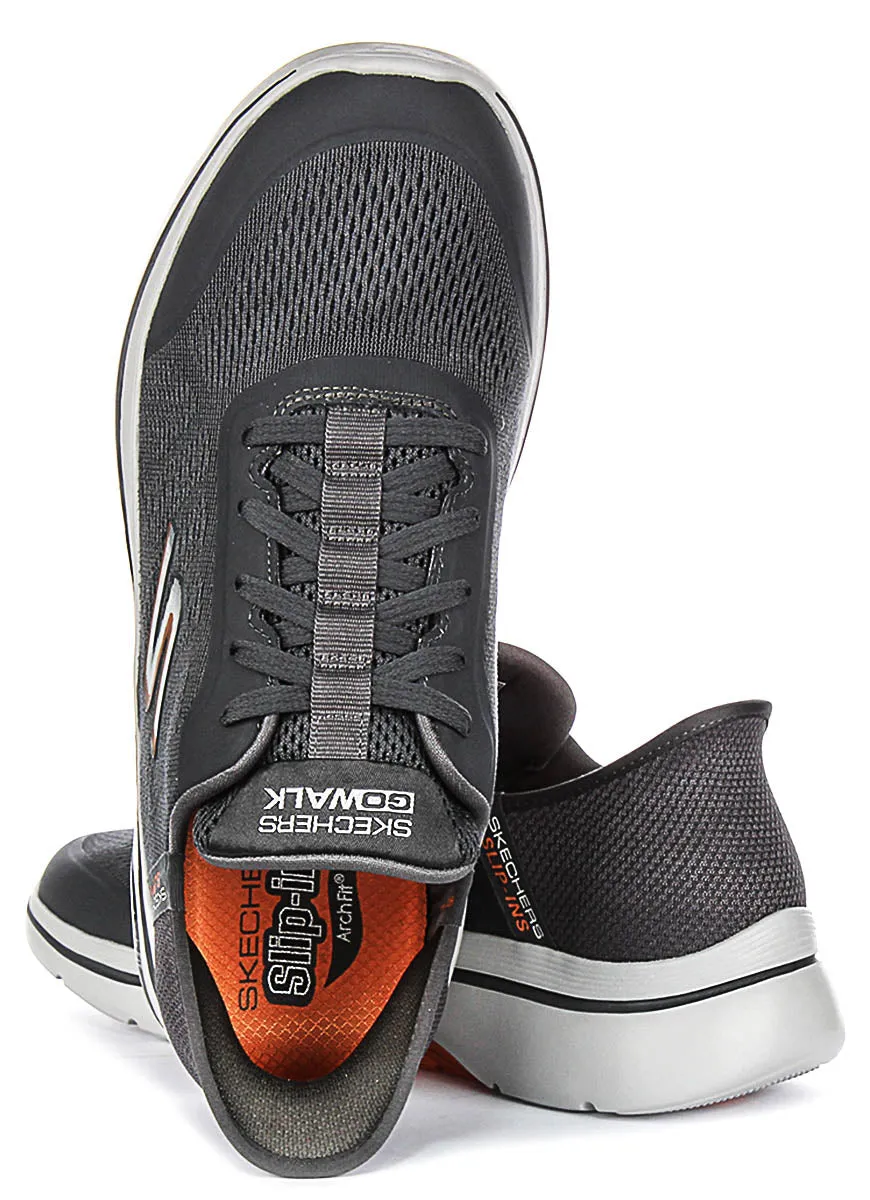 Skechers Arch Fit 2.0 In Charcoal For Men Speed Boost