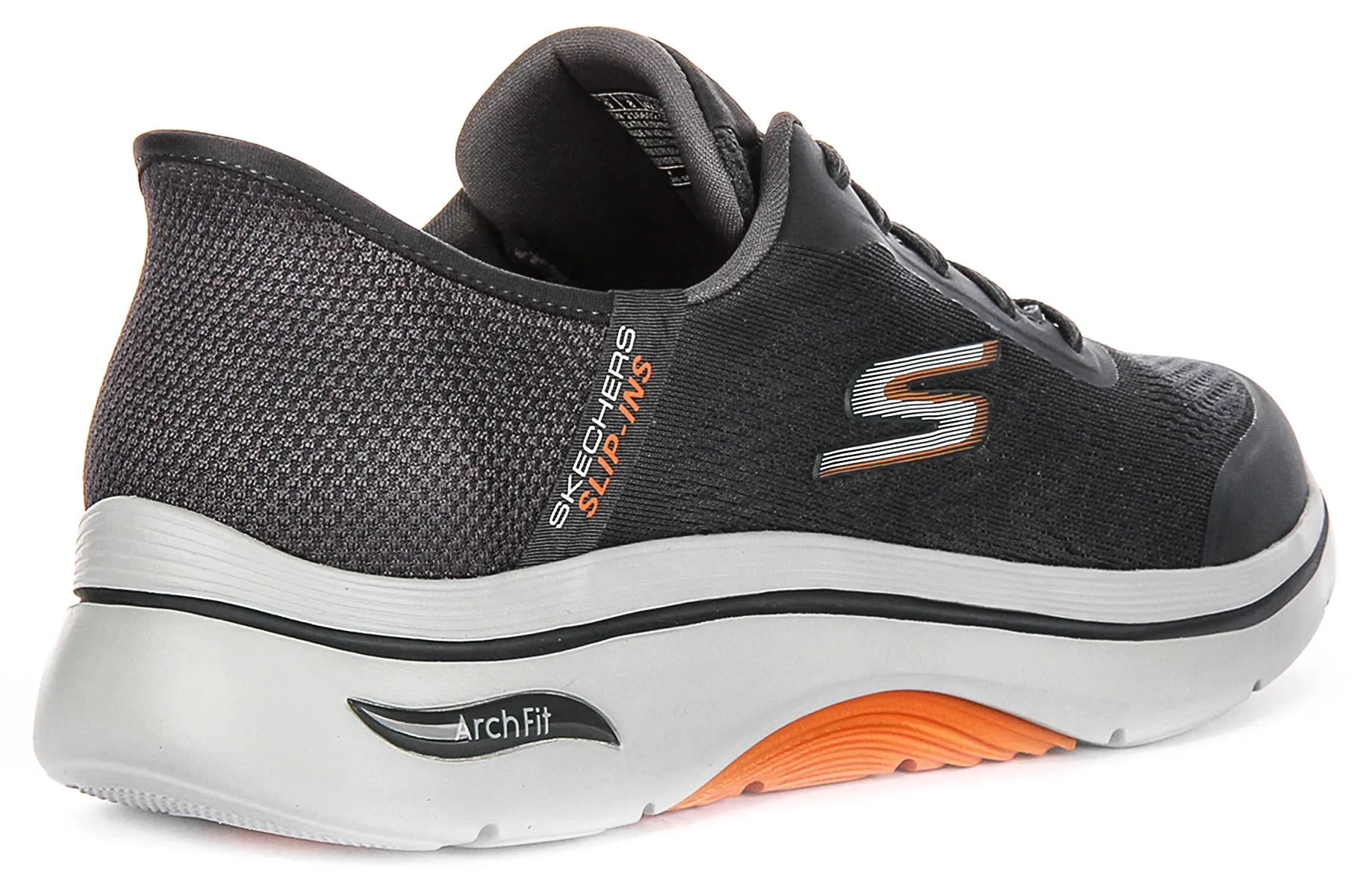 Skechers Arch Fit 2.0 In Charcoal For Men Speed Boost
