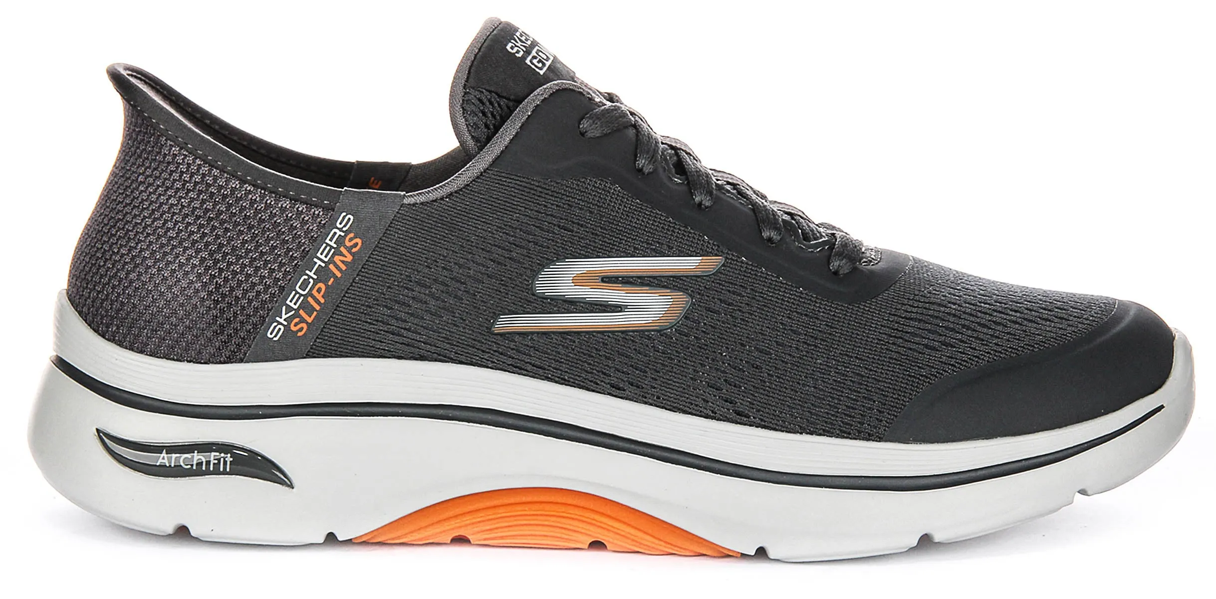 Skechers Arch Fit 2.0 In Charcoal For Men Speed Boost