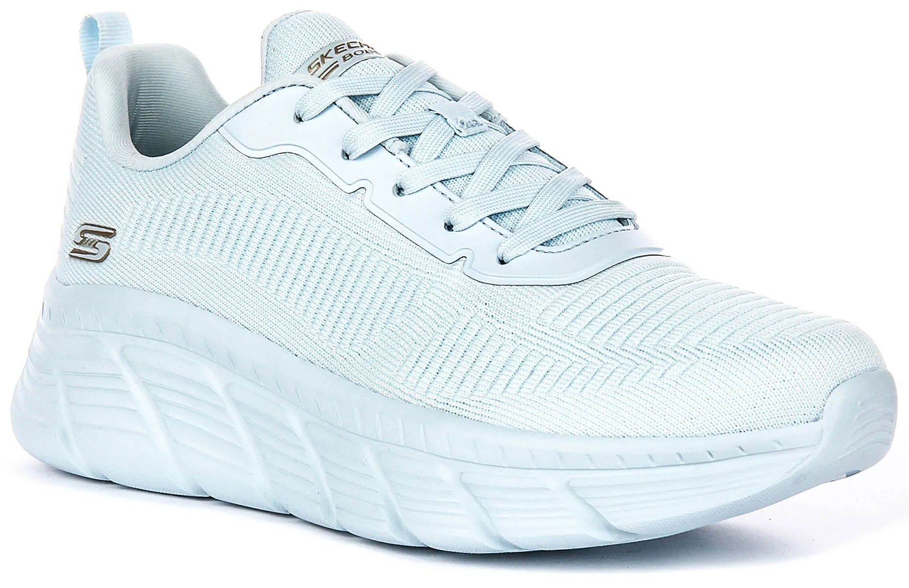 Skechers Bobs Sport Flex In Light Blue For Women Form Retention