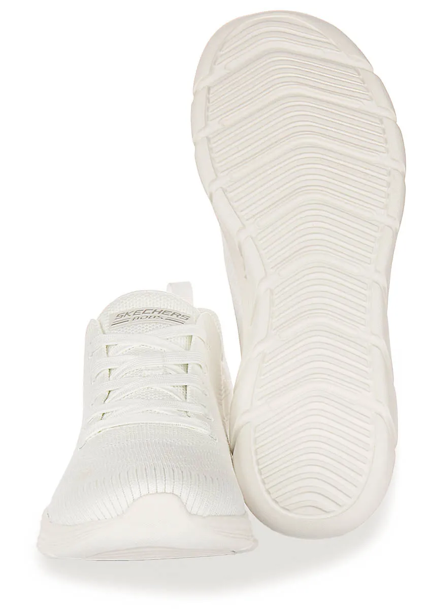 Skechers Bobs Sport In White For Women Core Fit