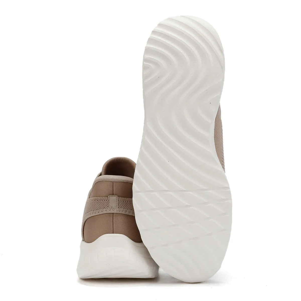 Skechers BOBS Squad Chaos Women's Taupe Trainers Every Move