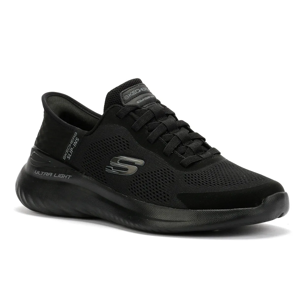 Skechers Bounder 2.0 Emerged Men's Black Trainers Cushion Lock