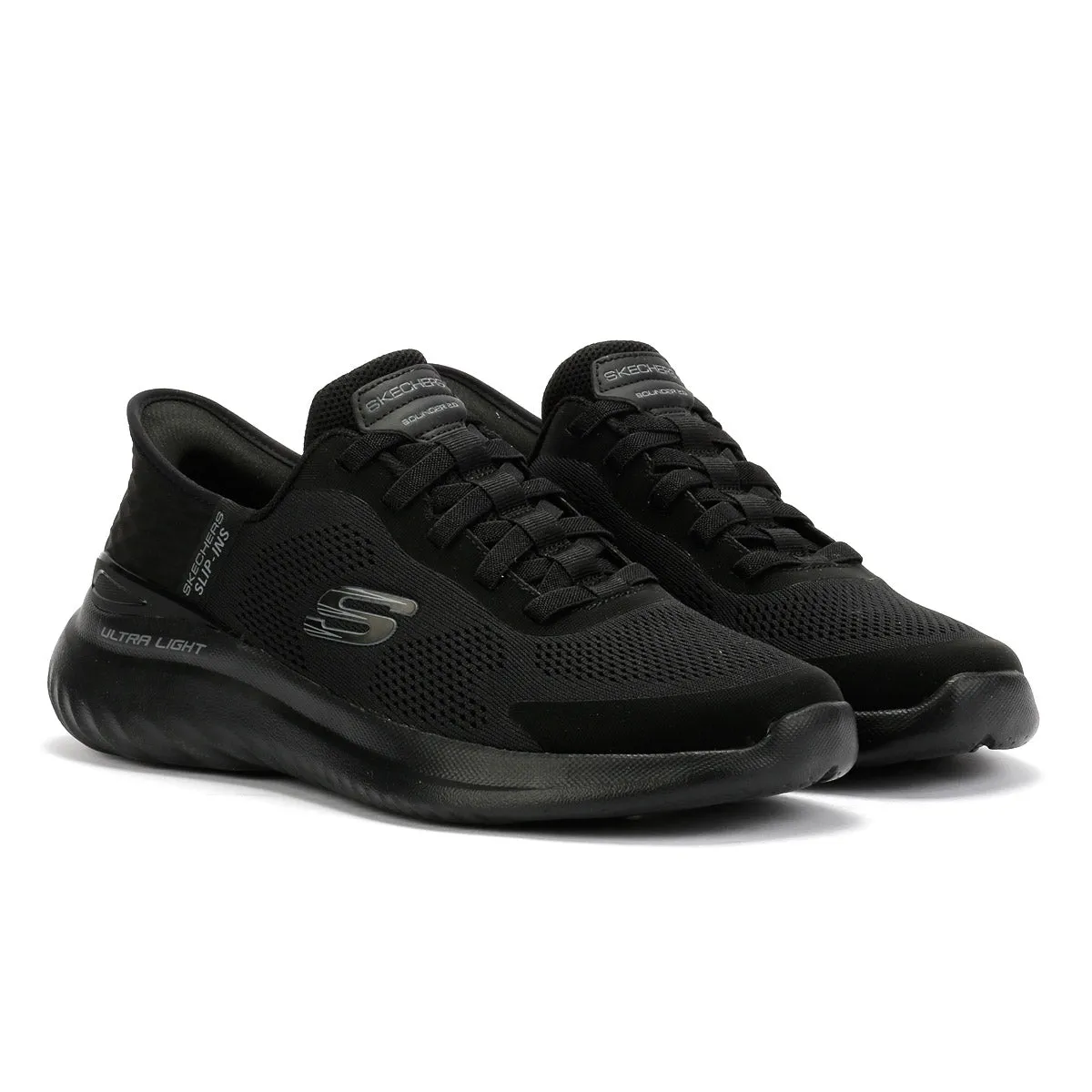 Skechers Bounder 2.0 Emerged Men's Black Trainers Flexible Water Resistant