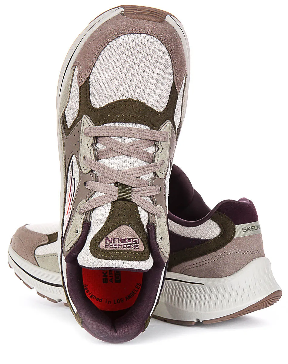 Skechers Consistent 2.0 In Tan Green For Women Layered cushioning