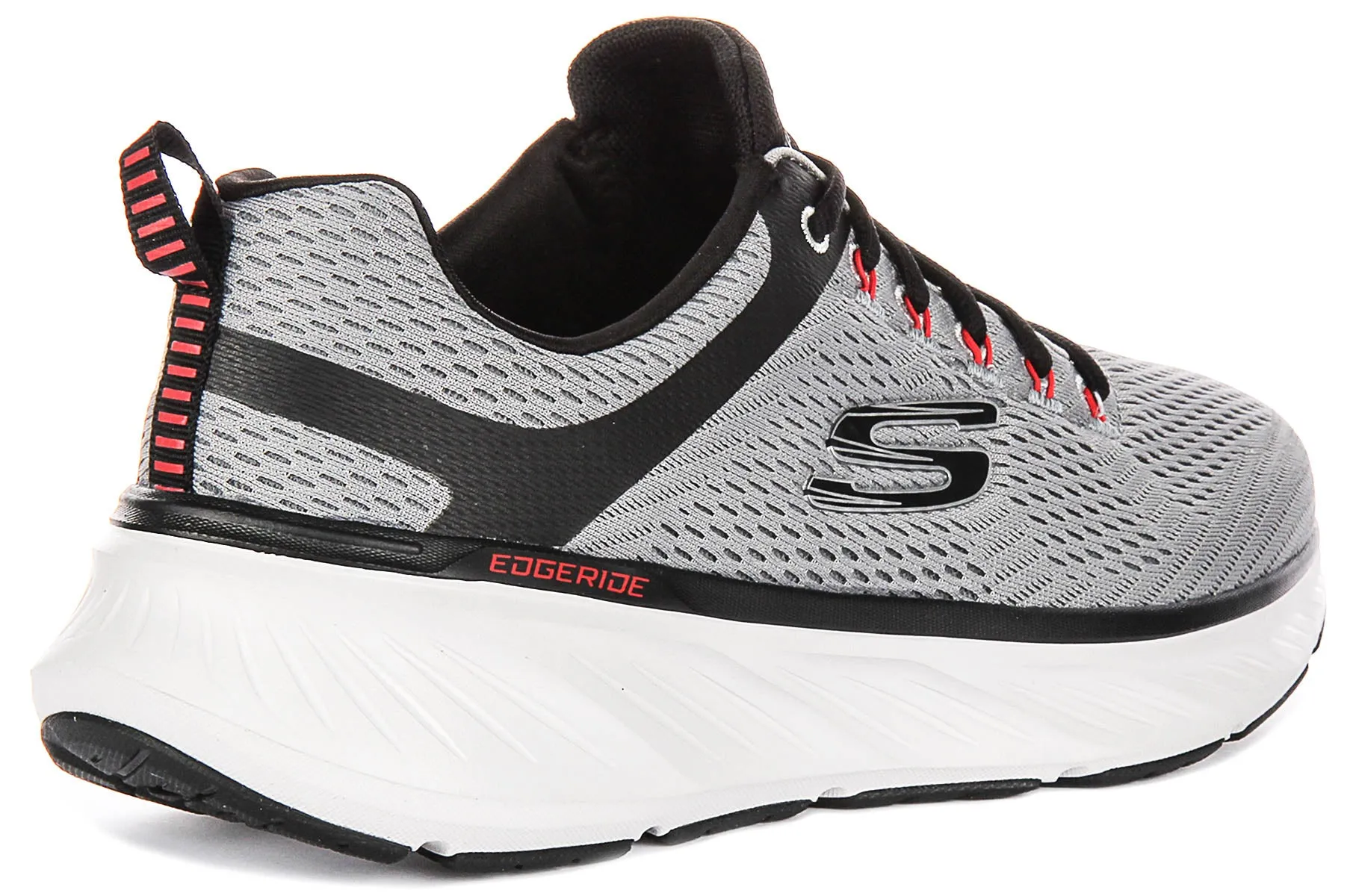Skechers Edgeride Content In Charcoal Black For Men Terrain Ready