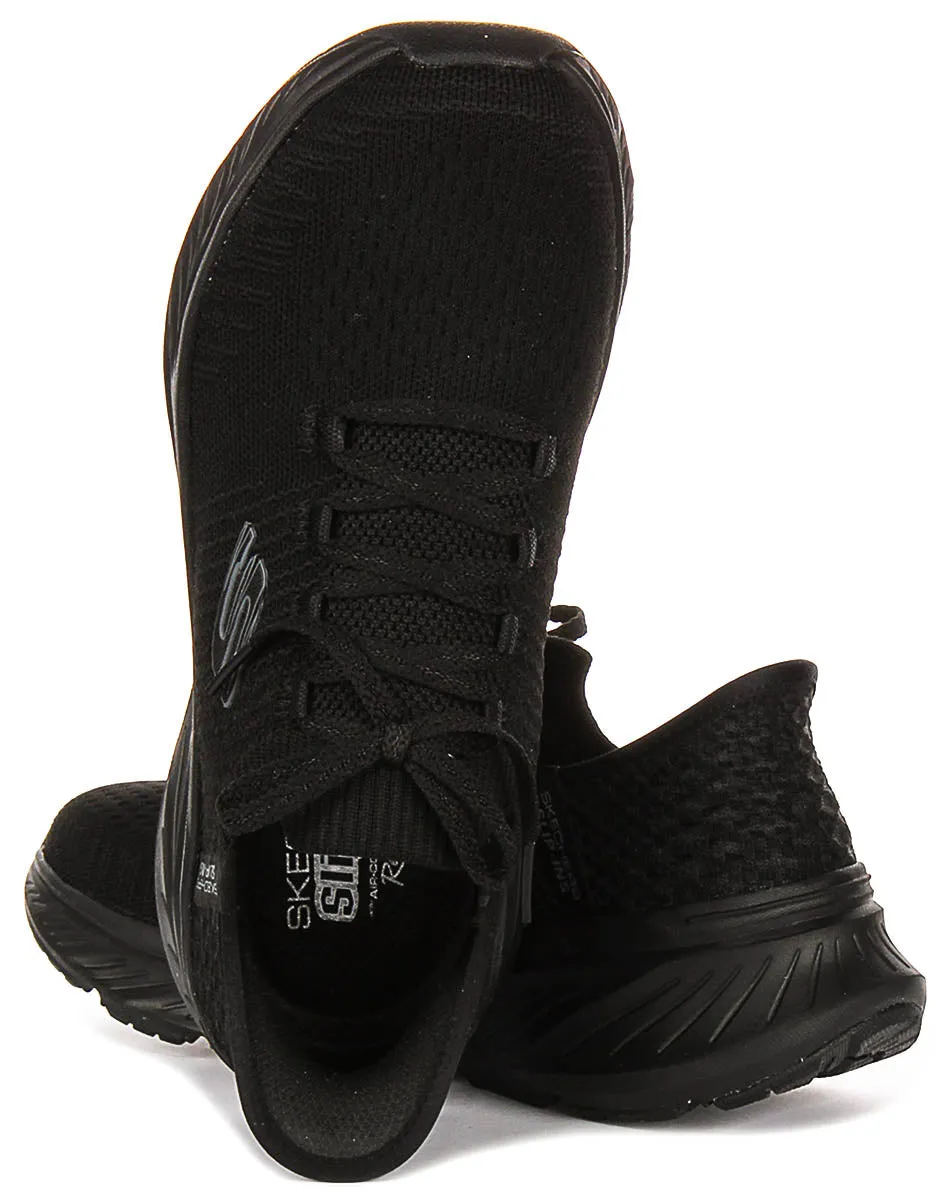 Skechers Edgeride Imresn In Black For Women Smooth Roll