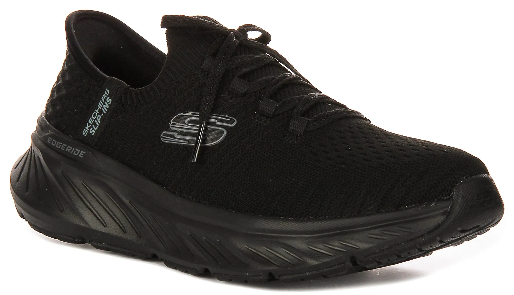 Skechers Edgeride Imresn In Black For Women Long distance