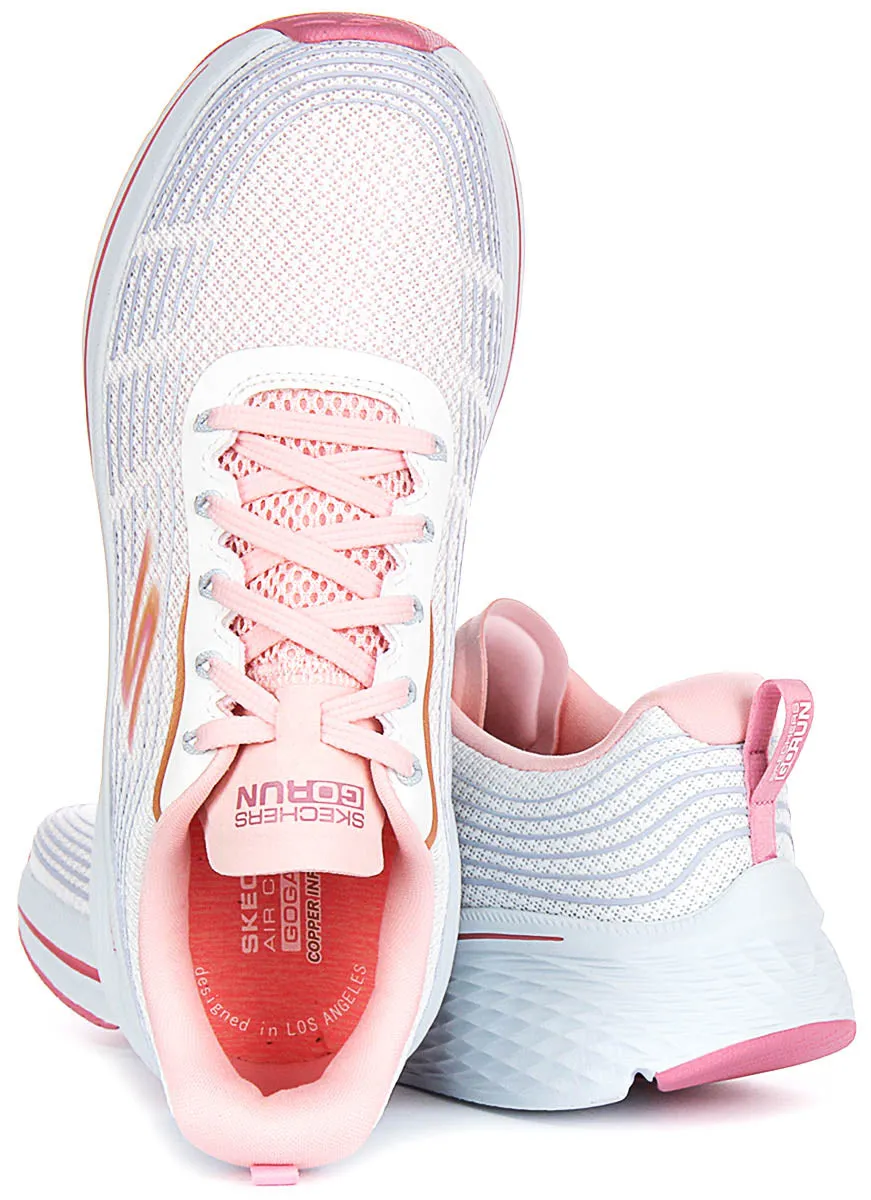 Skechers Elite 2.0 Alaua In White Pink For Women Breath Lock