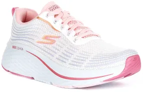 Smooth ride Stability zone in sole assists in maintaining form Skechers Elite 2.0 Alaua In White Pink For Women