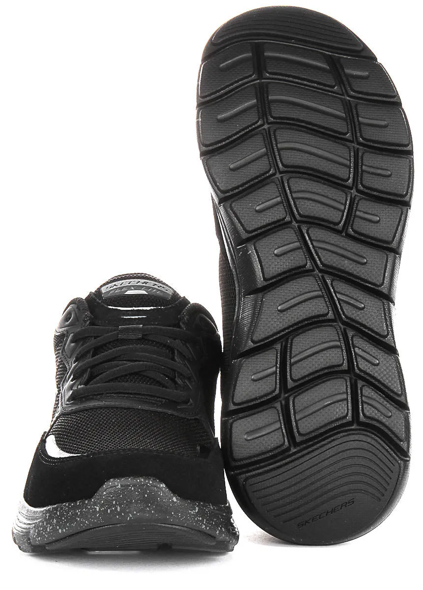 Skechers Flex Advantage In Black Black For Men Control Fit