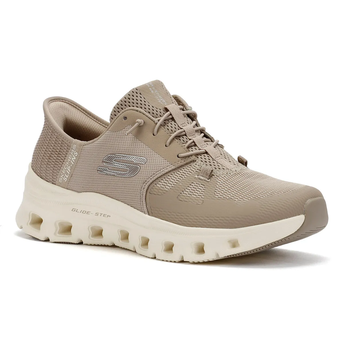 Skechers Glide-Step Pro Women's Taupe Trainers Outdoor Traction