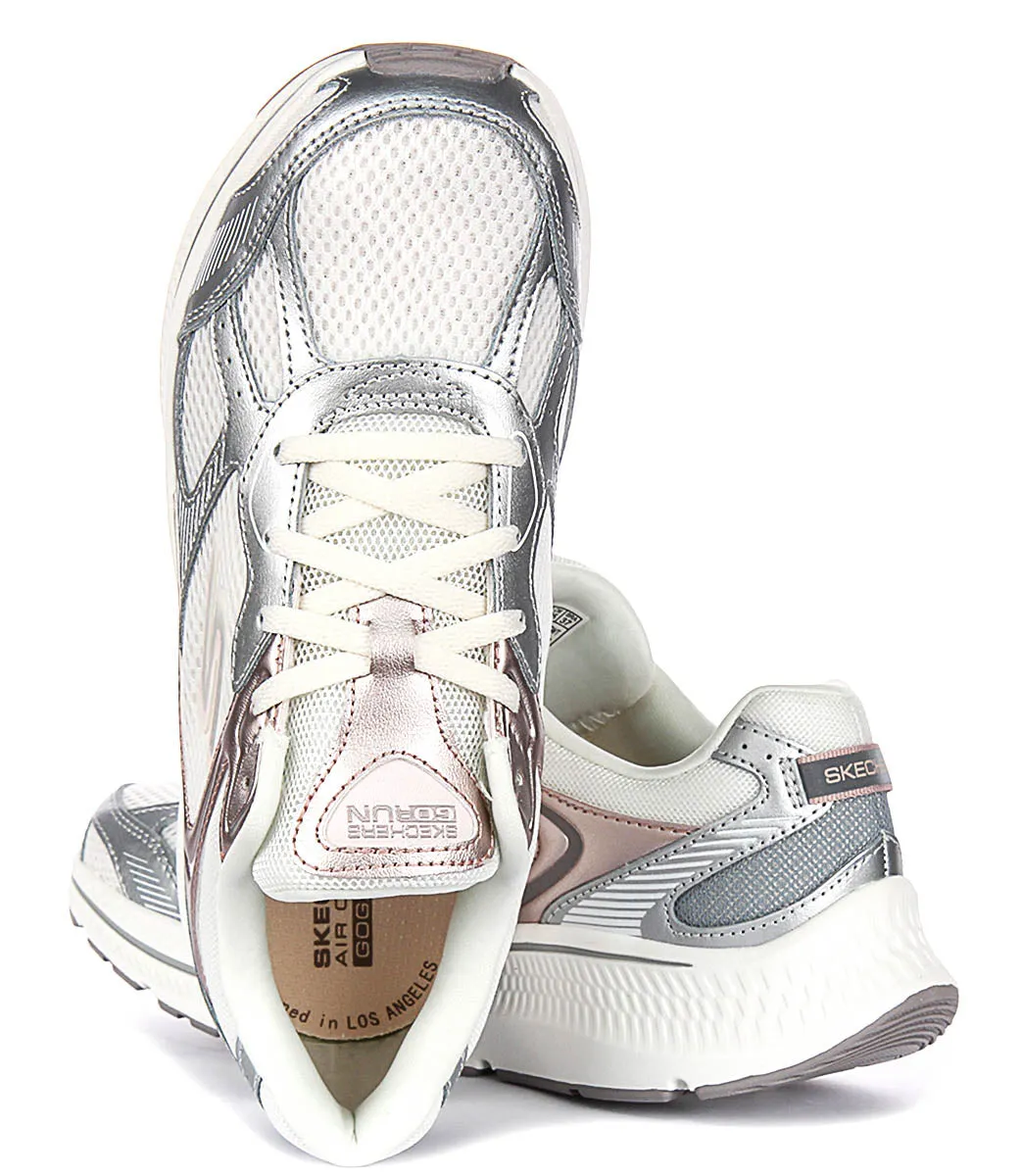 Skechers Go Run Consistant In Off White For Women Stylish