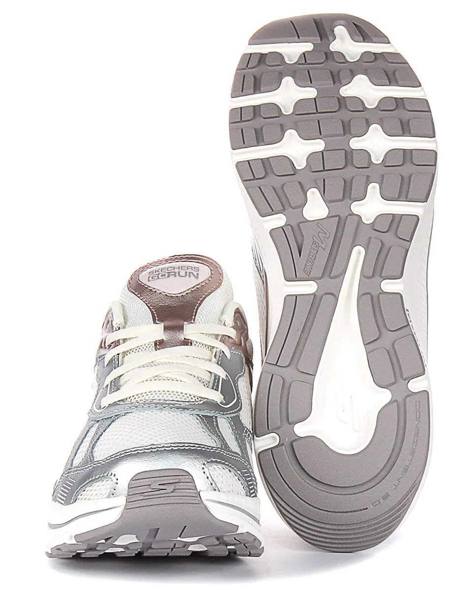 Skechers Go Run Consistant In Off White For Women Stylish