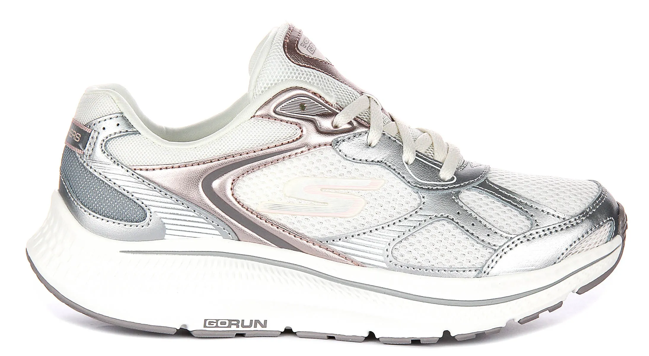 Skechers Go Run Consistant In Off White For Women Stylish
