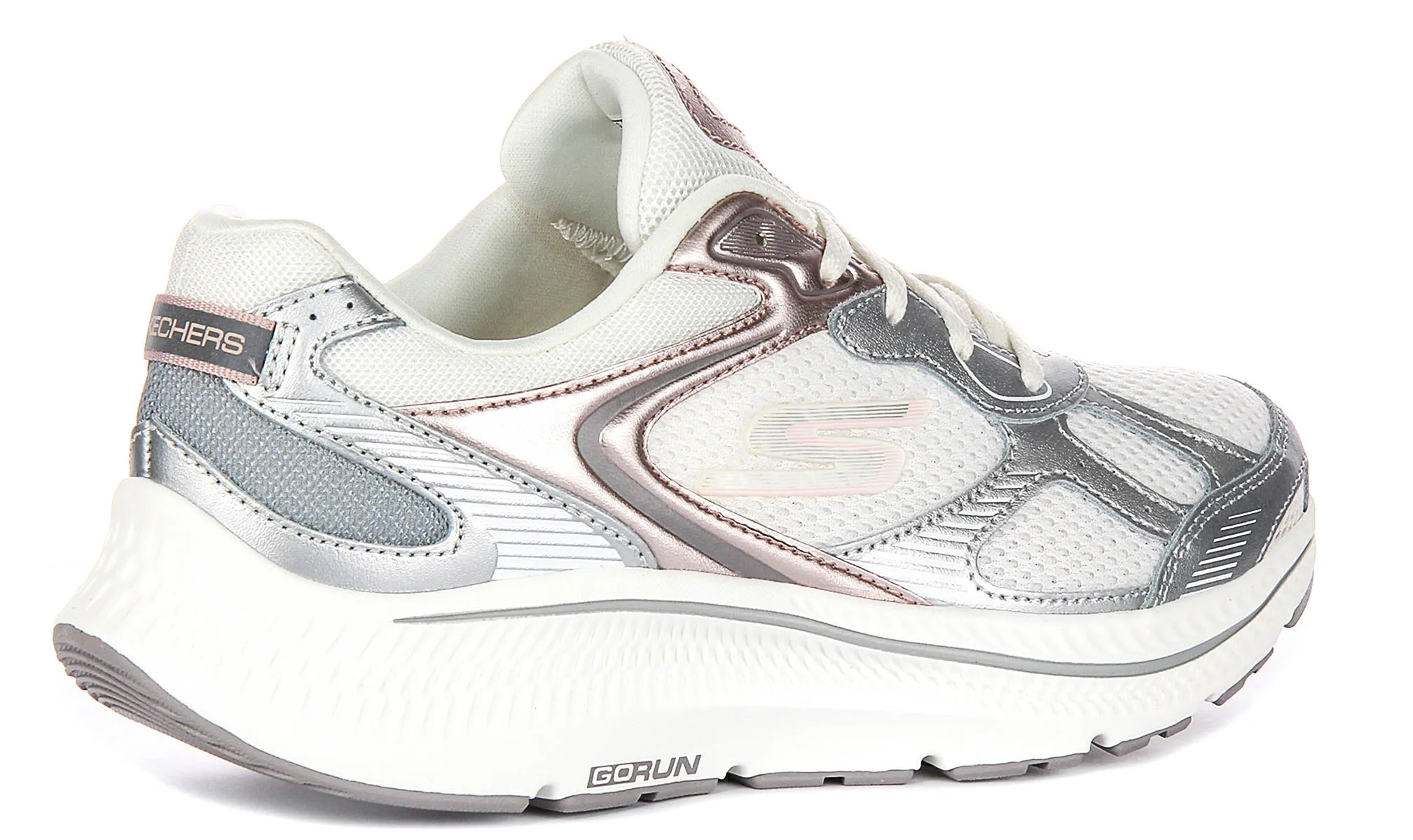 Skechers Go Run Consistant In Off White For Women Stylish