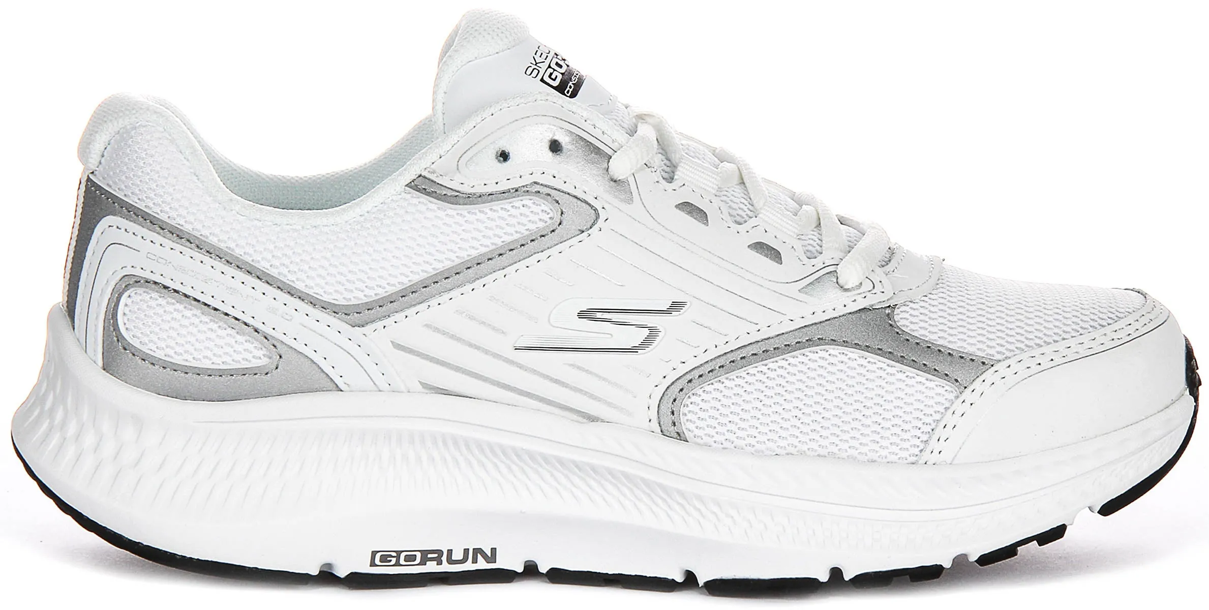Skechers Go Run Consiste In Whitsilver For Women Wrinkle Resistant