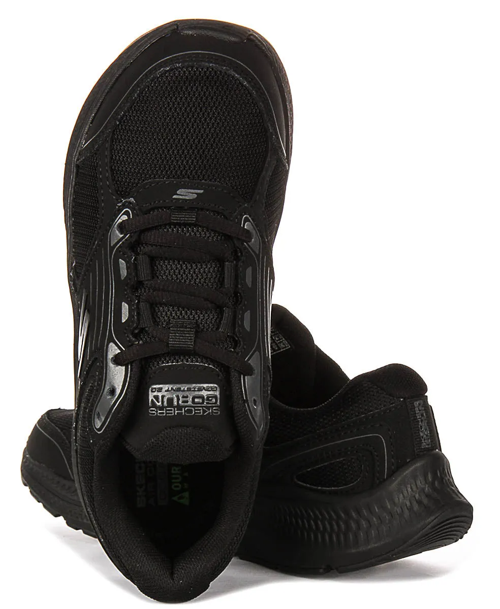 Skechers Go Run Consistent In Black For Women easy move