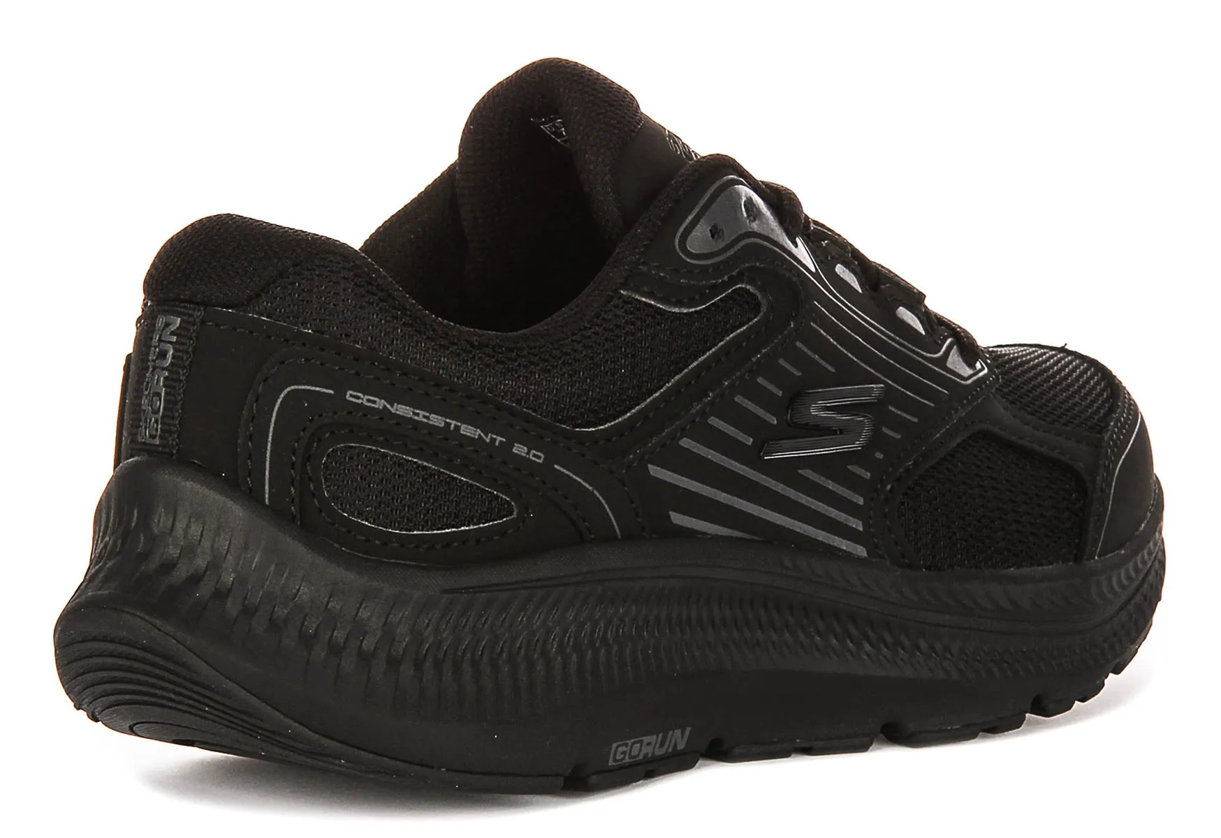 Skechers Go Run Consistent In Black For Women easy move