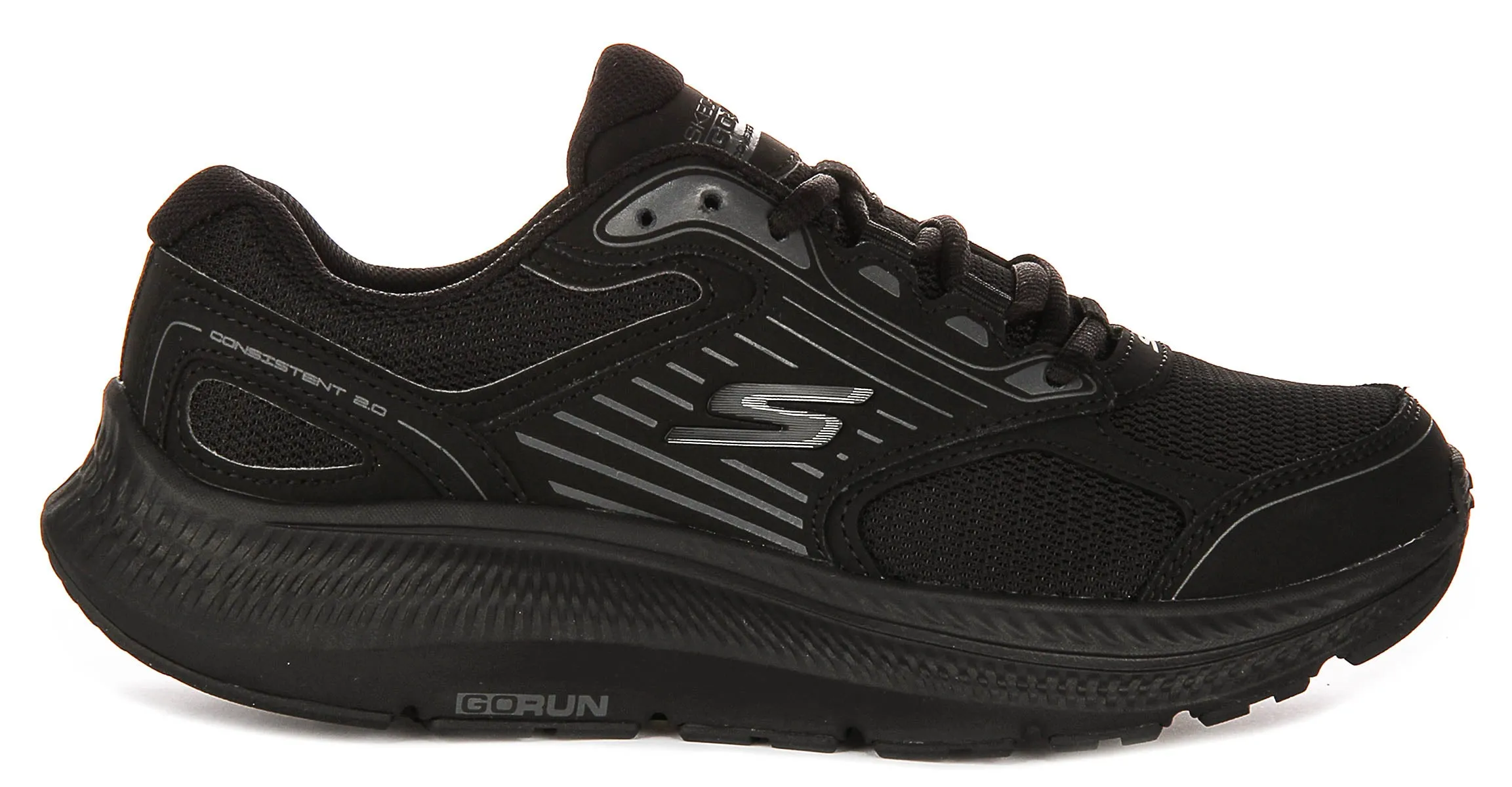 Skechers Go Run Consistent In Black For Women easy move