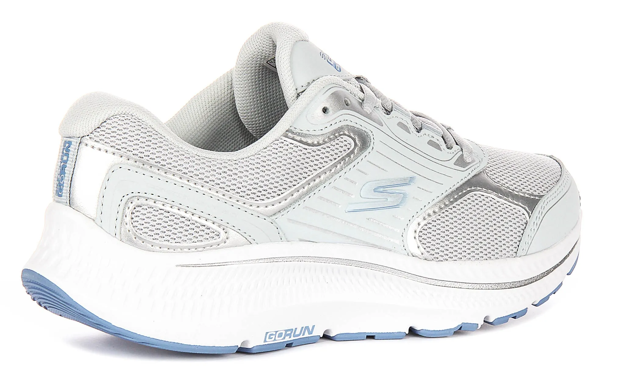 Skechers Go Run Consistent In Light Blue For Women Heel Pad