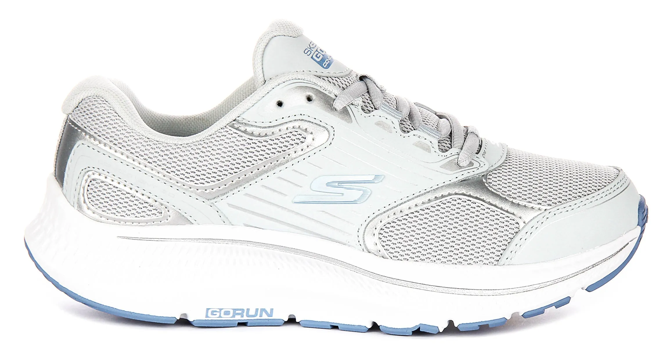Skechers Go Run Consistent In Light Blue For Women Heel Pad