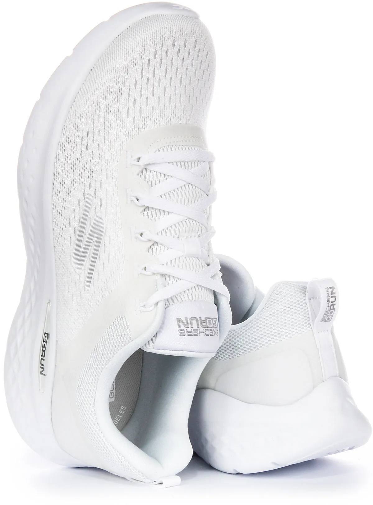 Skechers Go Run Lite In White For Women Max Support