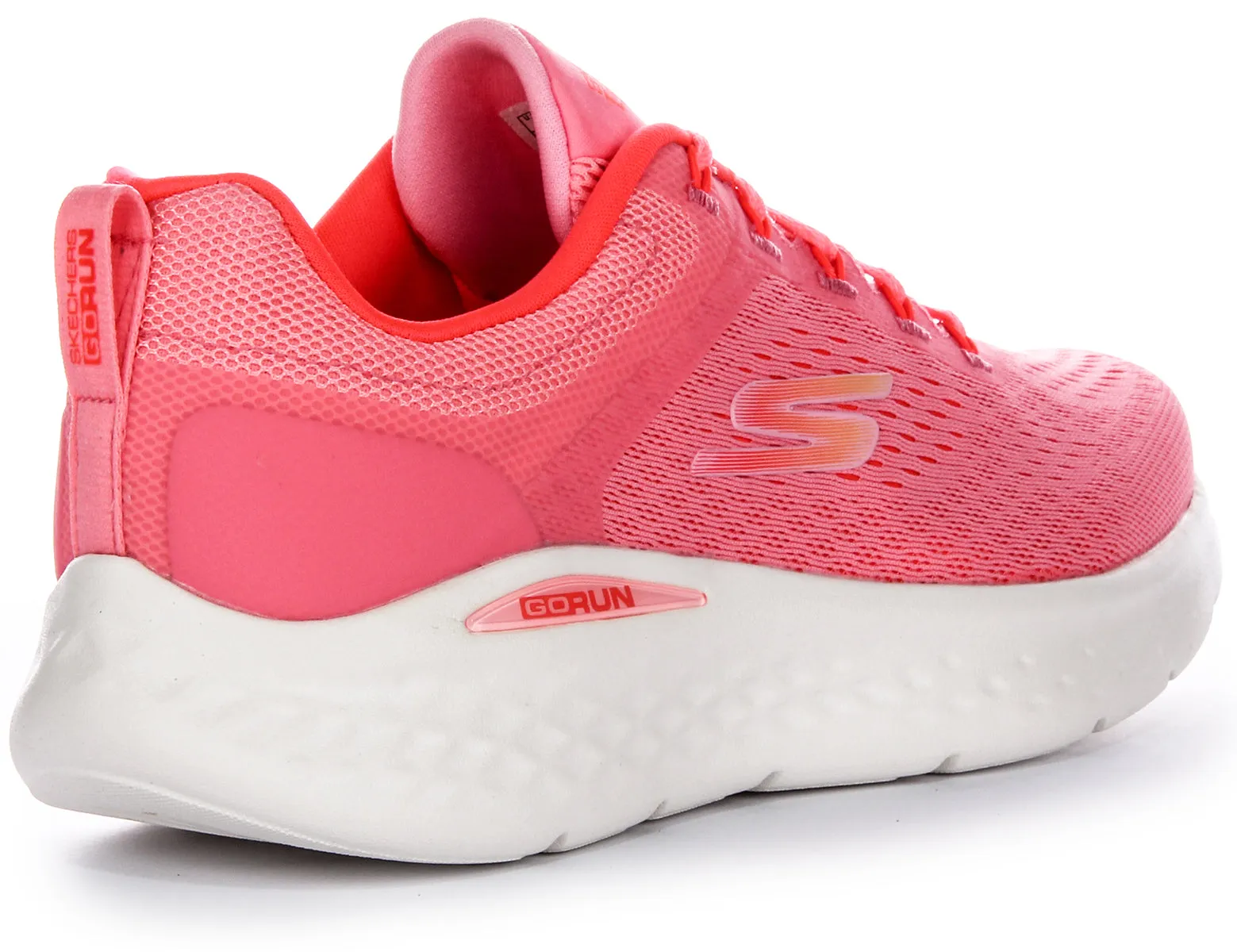 Skechers Go Run Lite Trainers In Pink For Women Zero Pressure