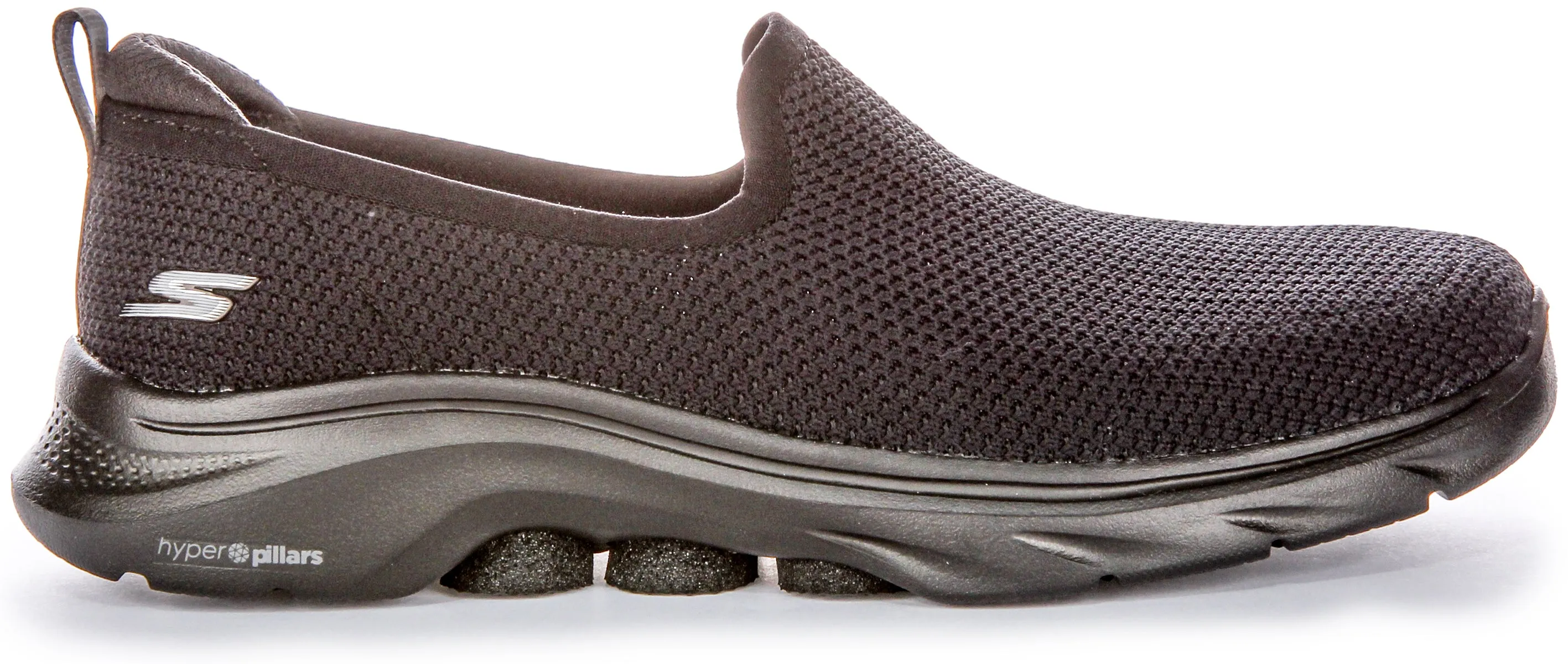 Skechers Go Walk 7 Ivy In Black Black For Women Impact Resistant