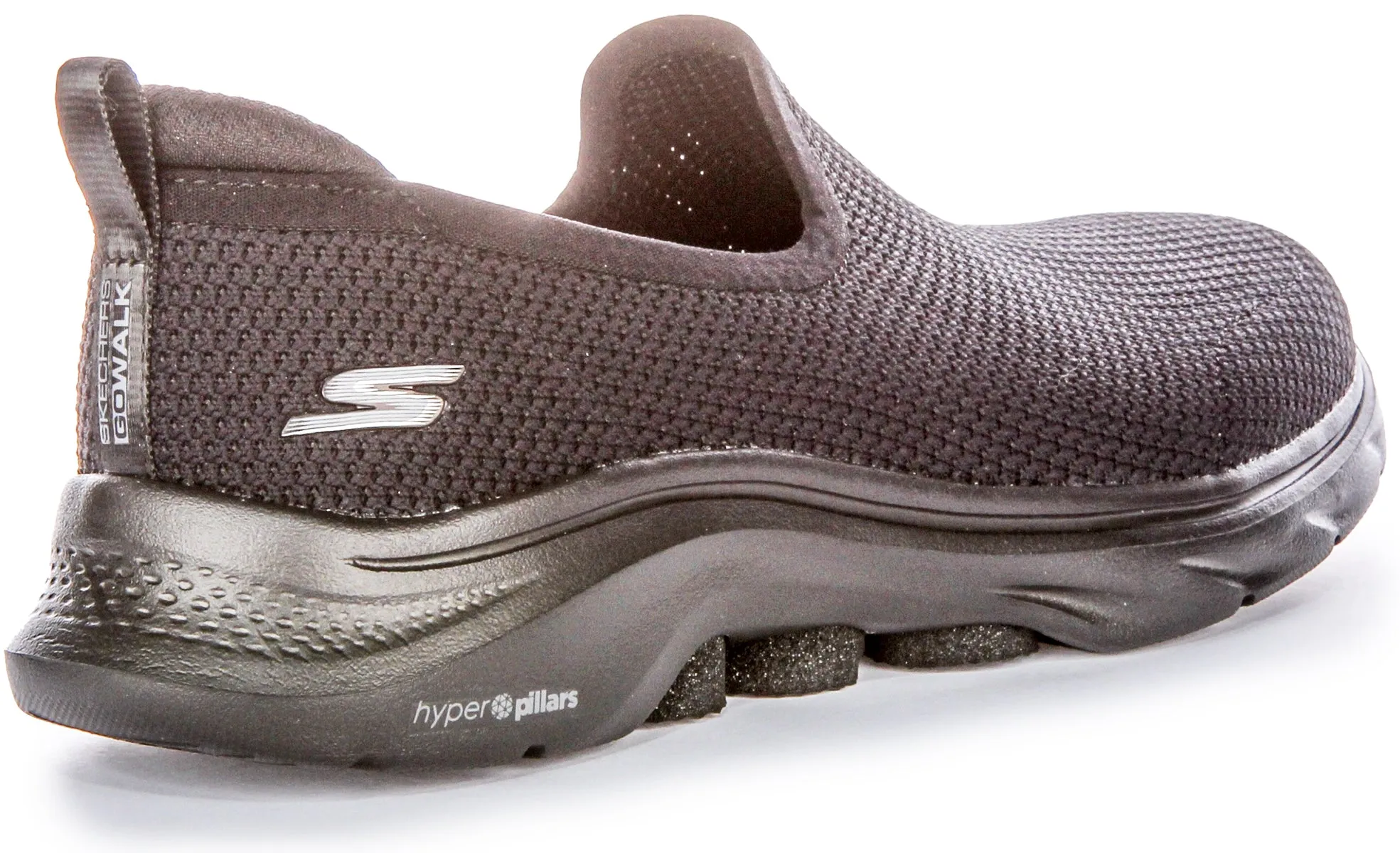 Skechers Go Walk 7 Ivy In Black Black For Women Impact Resistant