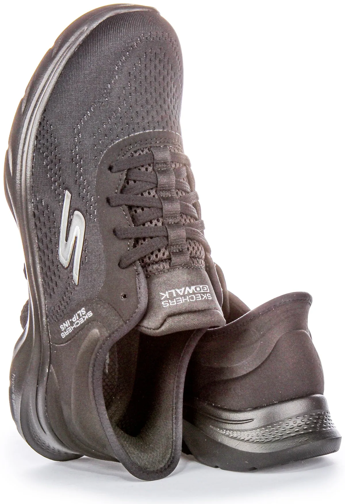 Skechers Go Walk 7 Val In Black Black For Women Cast Outsole