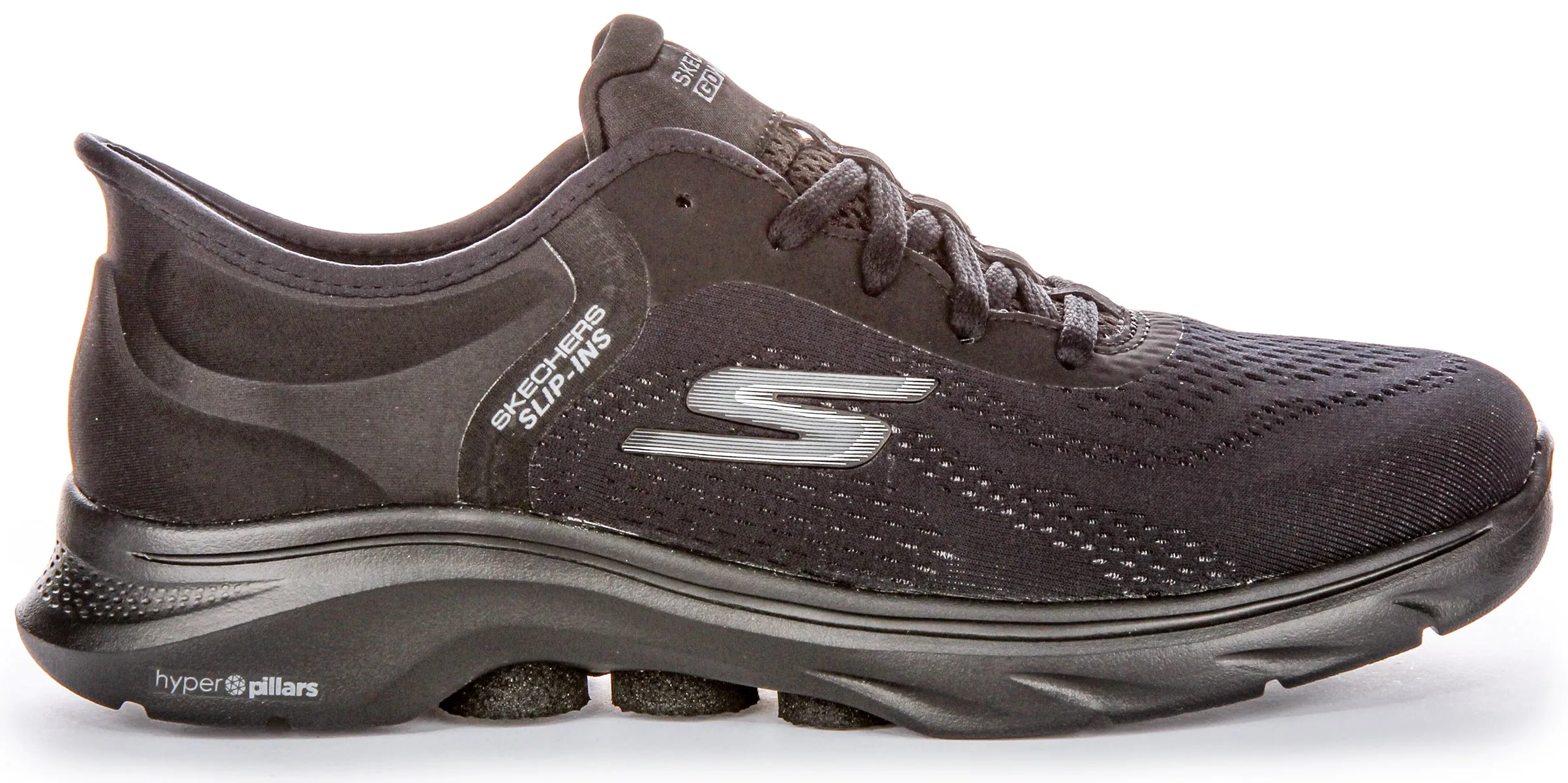 Skechers Go Walk 7 Val In Black Black For Women Cast Outsole