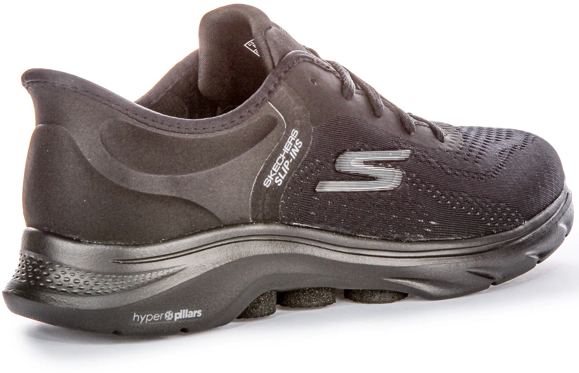 Skechers Go Walk 7 Val In Black Black For Women Cast Outsole