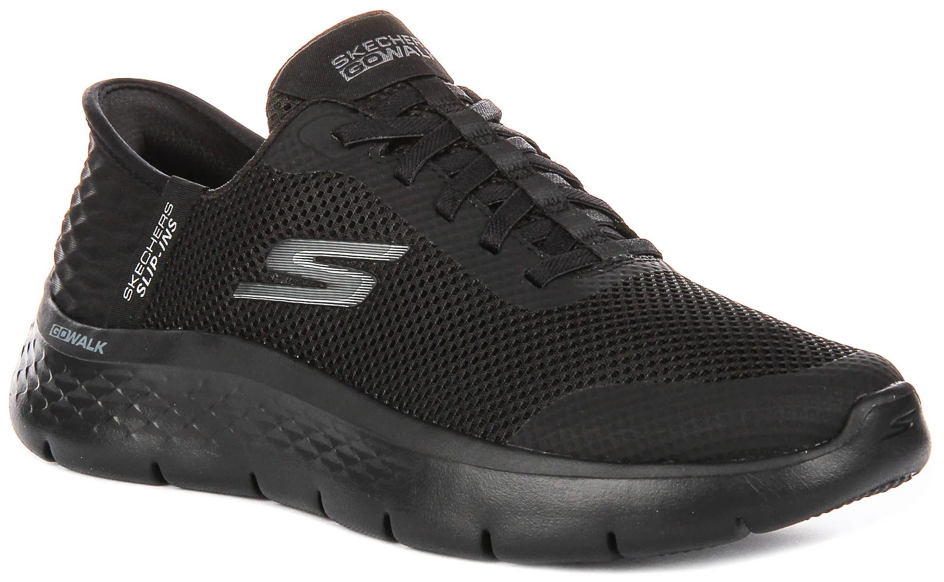 Hybrid Grip Skechers Go Walk Flex Grand Entry In Black For Women