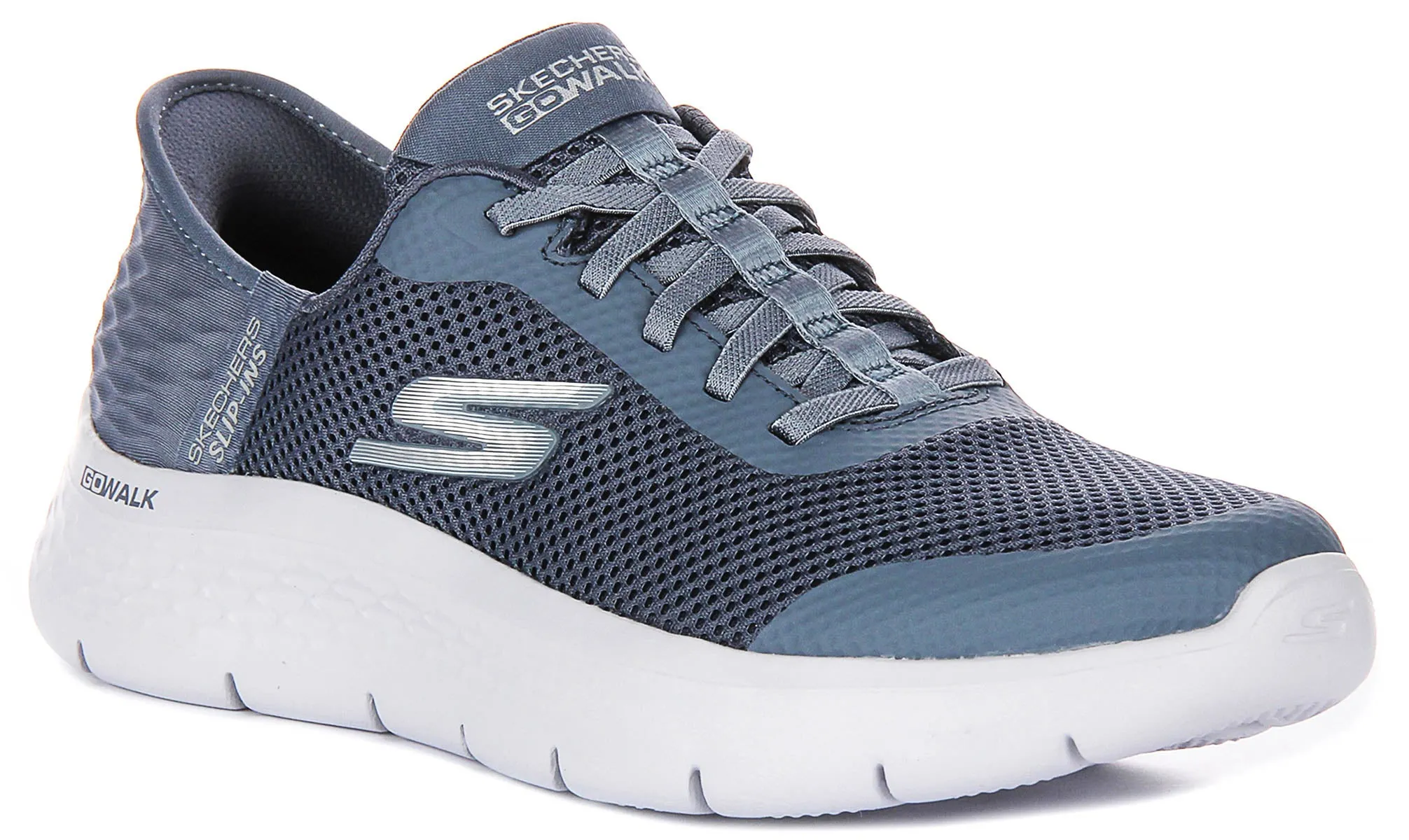 Stable platform Skechers Go Walk Flex - In Blue For Women